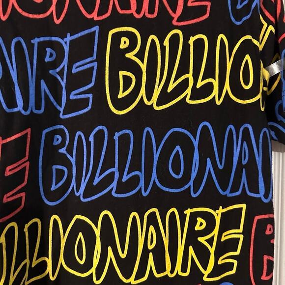 Another Hype Piece tee with Billionaire written color black background - Picture 3 of 3